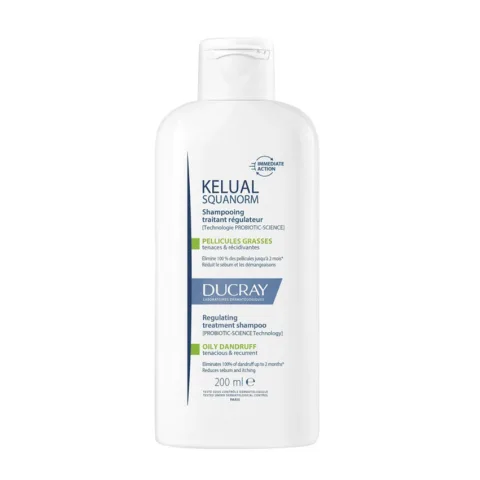 Ducray Squanorm Shampooing Pellicules Grasses 200 ml