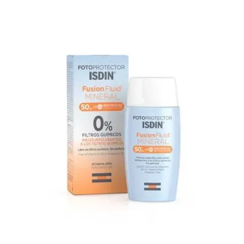 ISDIN Écran Solaire Fusion Fluide Minéral SPF50+ 50 ml