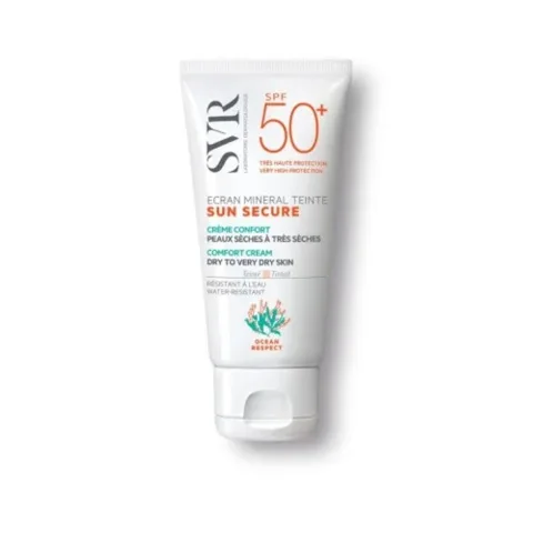 SVR Sun Secure Écran Minéral Teinté Peaux Sèches a Très Sèches SPF50+ 50 ml